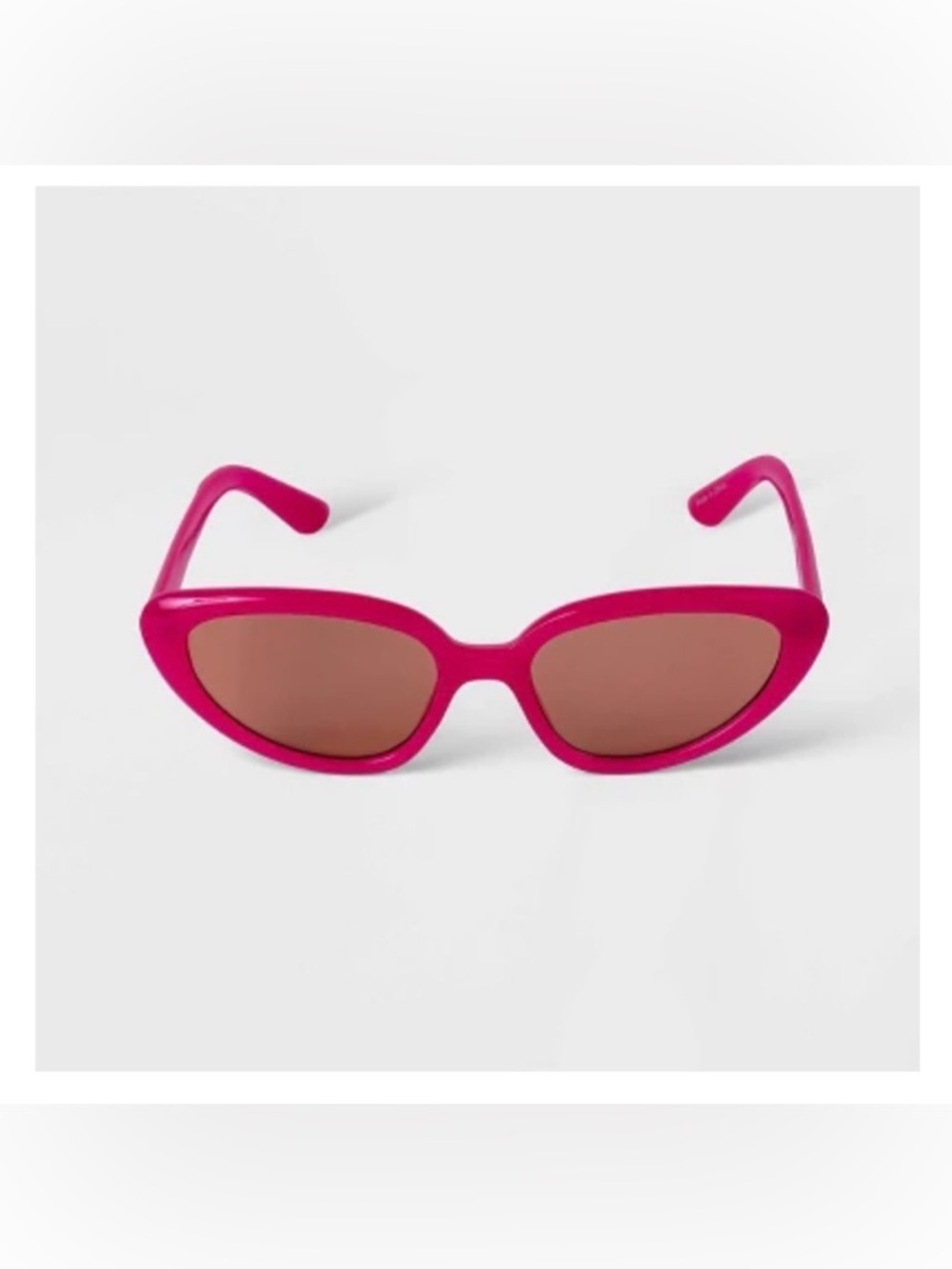 a new day Hot Pink Cat-Eye Sunglasses